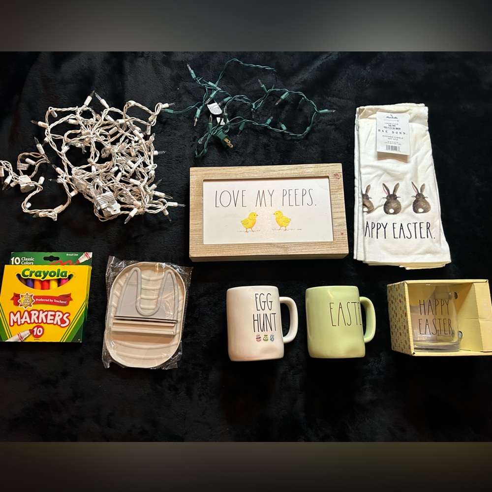 Rae Dunn Easter bundle and accessories!! 🐣🤍
